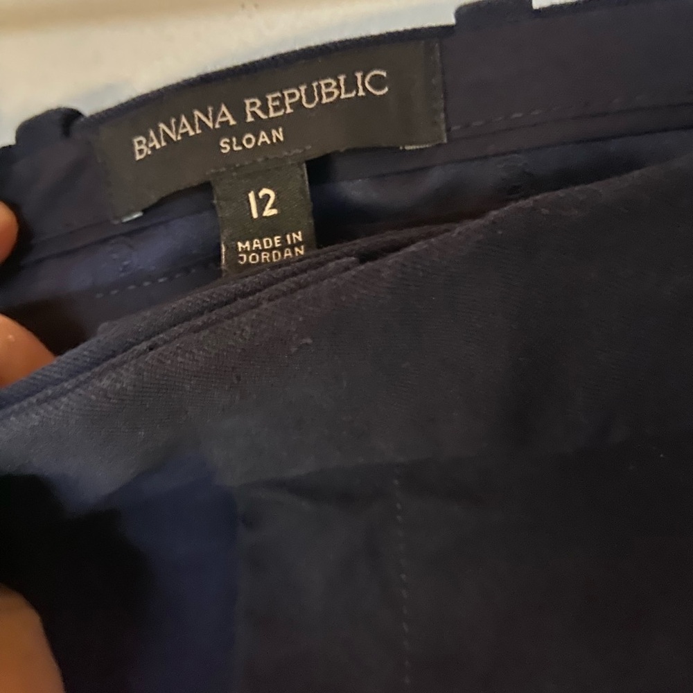 Banana Republic Sloane ankle pants blue
